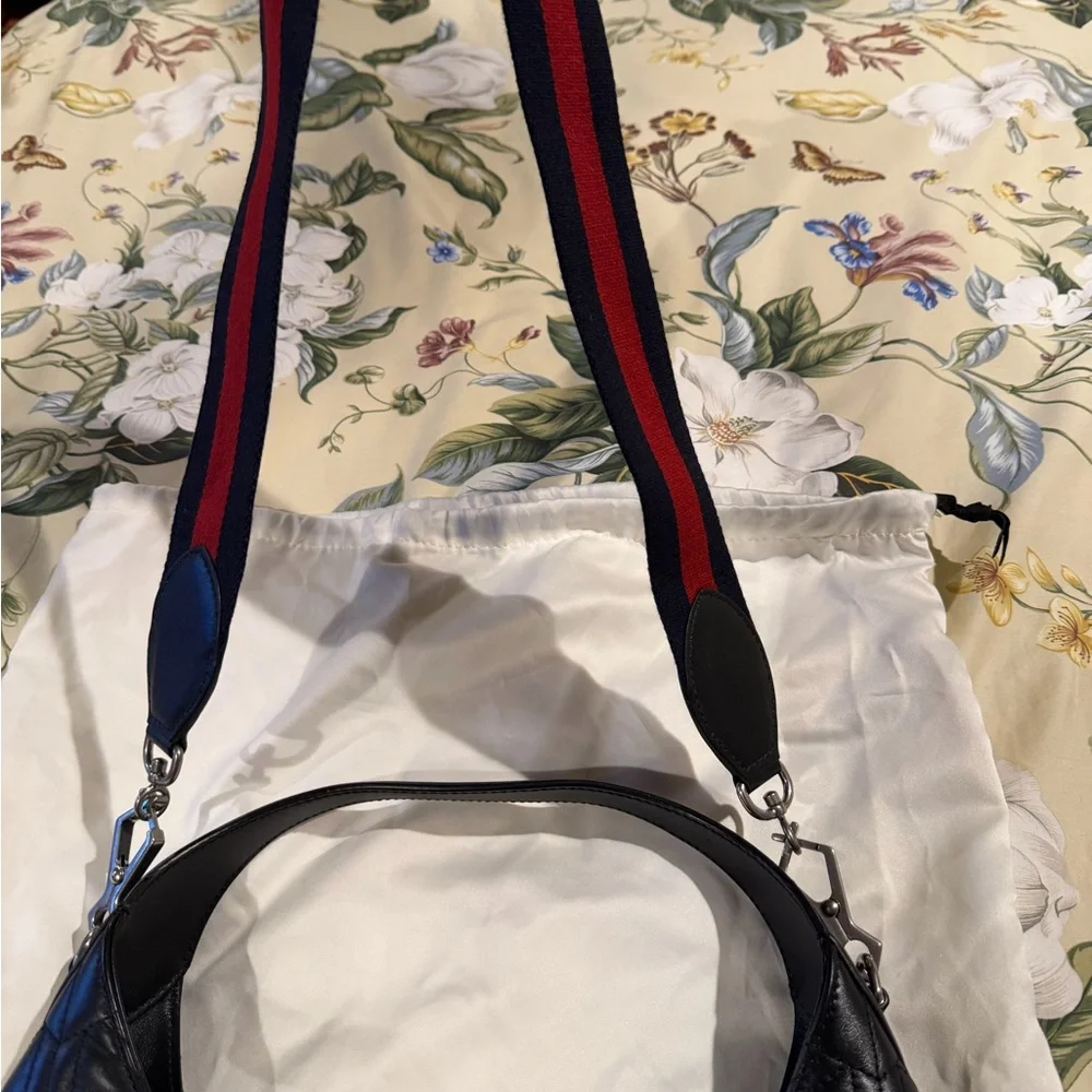 Gucci Quilted Black Hobo Bag